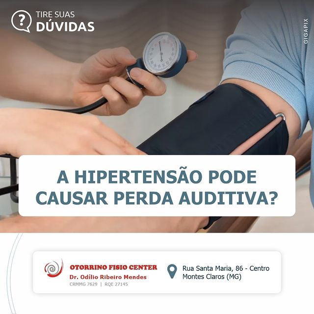 A hipertensão pode causar perda autidiva?